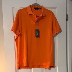 Polo Ralph Lauren Classic Fit Orange Polo Shirt | Size L | NWT